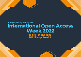 International Open Access Week 2022 display