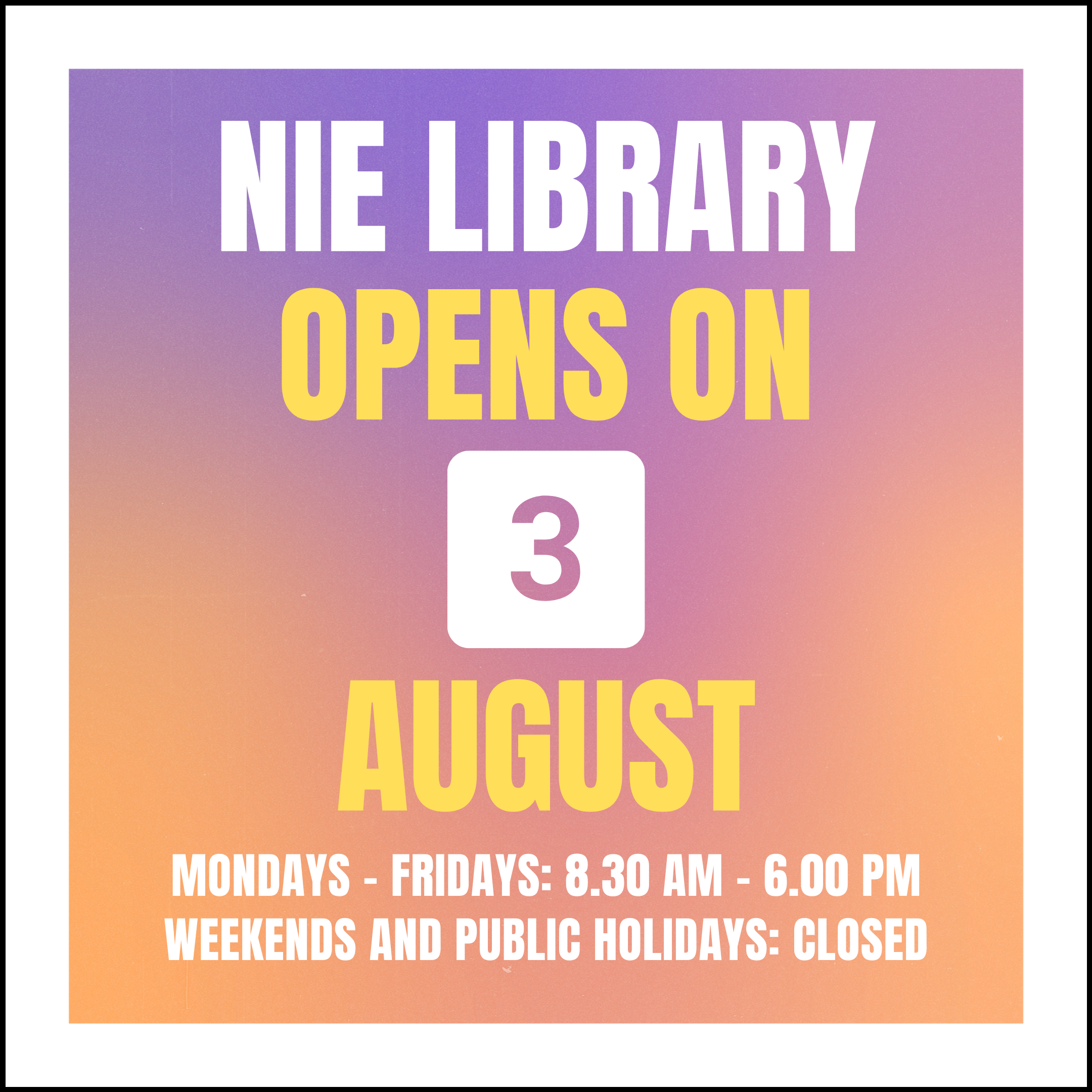 Library Reopen